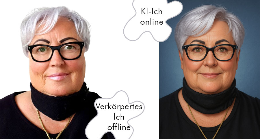 ich verkoerpert offline ki ich online
